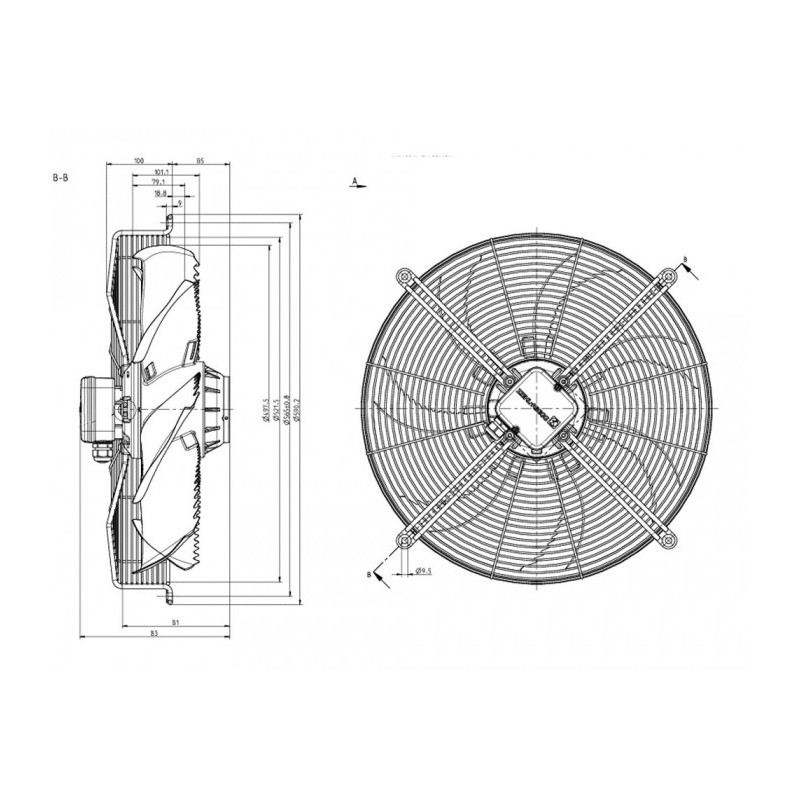 Ventilateur FN050-SDW-4F-A7P1
