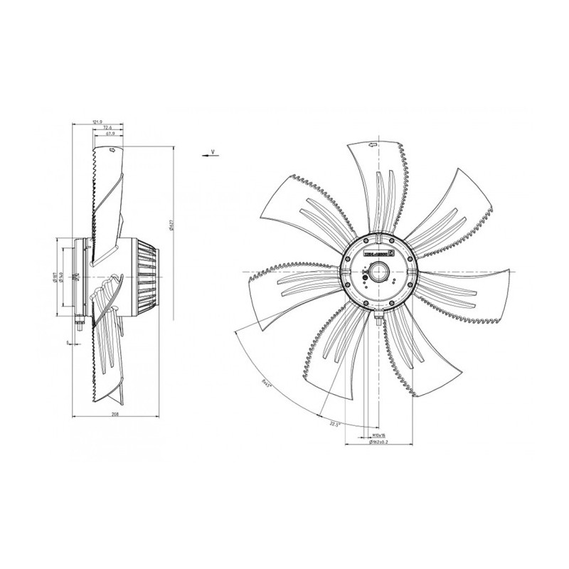 Ventilateur FN063-VDA.6N.V7P6.