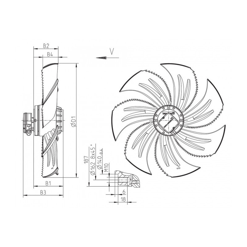 Ventilateur FN071-ADA.6F.V7P1