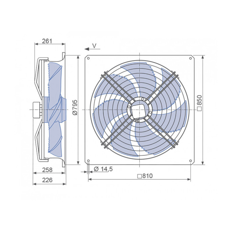 Ventilateur FN071-ADQ.6F.V7P1.