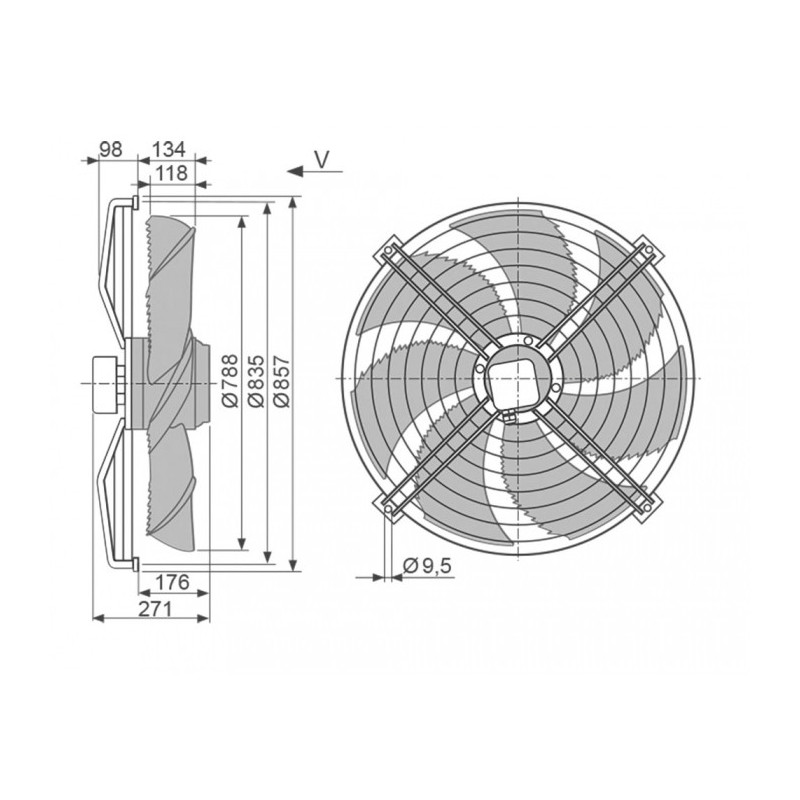 Ventilateur FN080-ADI.6N.V7.
