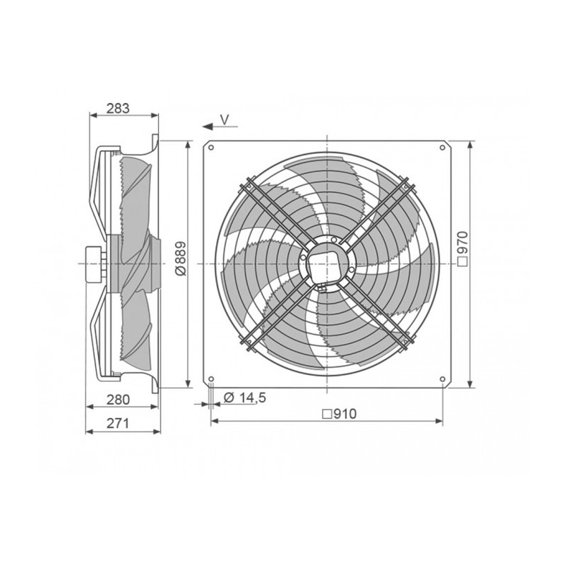 Ventilateur FN080-ADQ.6N.V7P5.