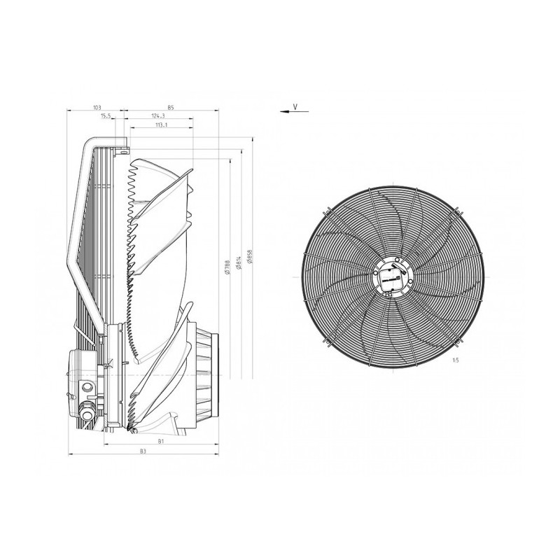Ventilateur FN080-NDS.6F.V7.