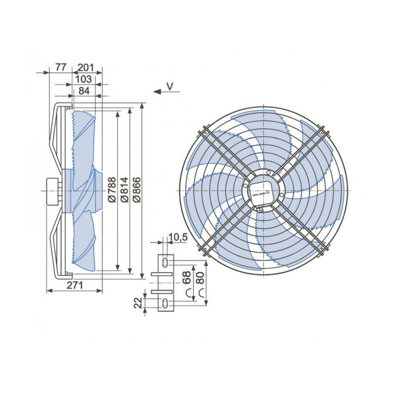 Ventilateur FN080-NDS.6N.V7
