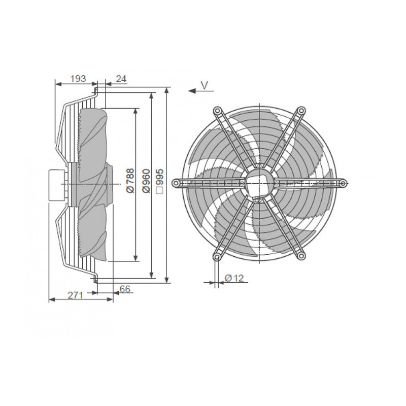Ventilateur FN080-SDK.6N.V7P5.