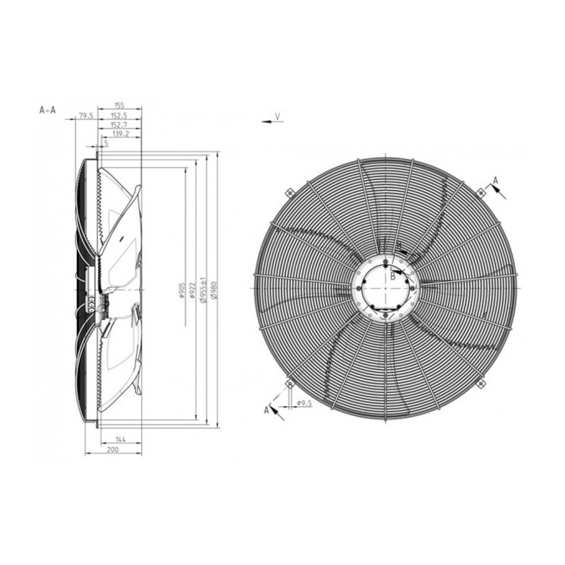 Ventilateur FN091-ZII.DG.V4P3