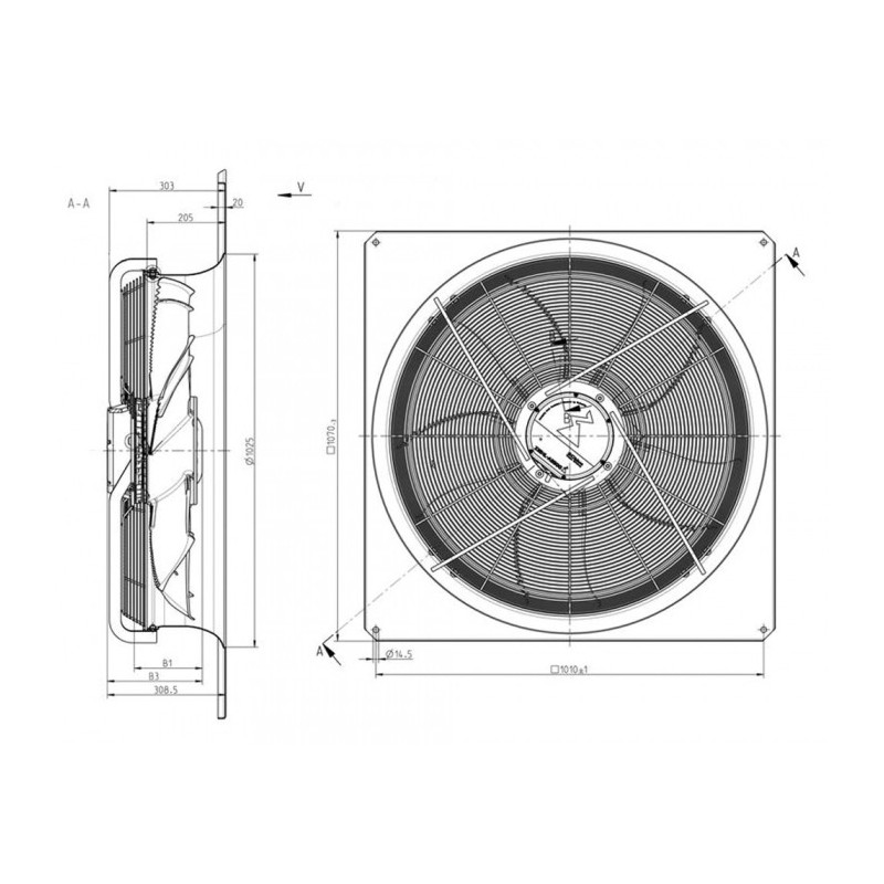 Ventilateur FN091-ZIQ.GL.V5P1