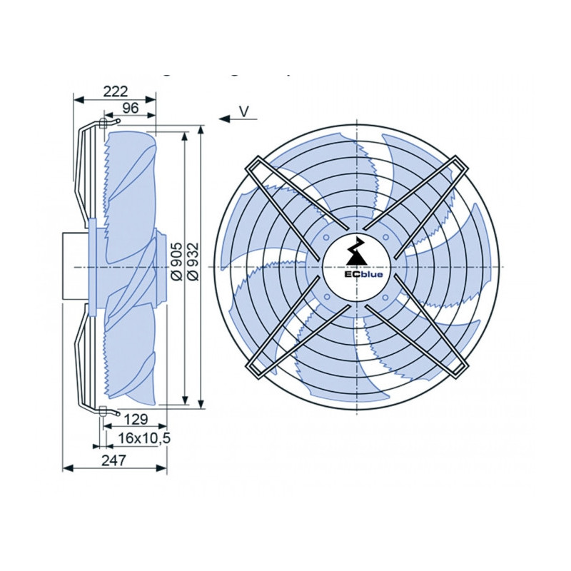 Ventilateur FN091-ZIS.GL.V5P1