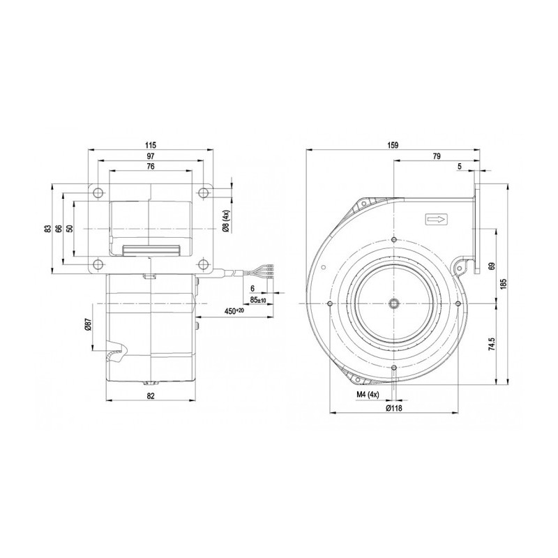 Ventilateur G1G108-AB17-02