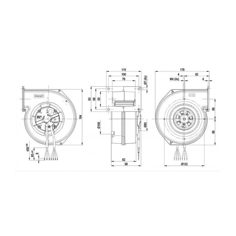 Ventilateur G3G120-BC25-01