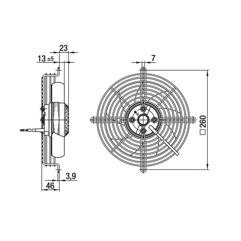 Ventilateur hélicoïde S4S200-AI04-01