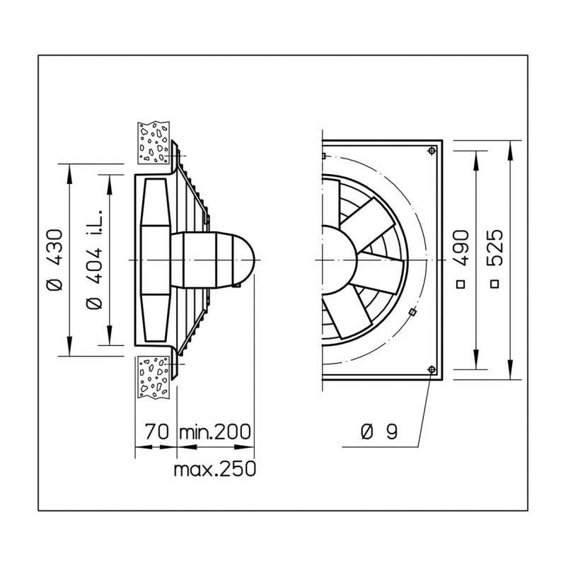 Ventilateur HQW 400/4