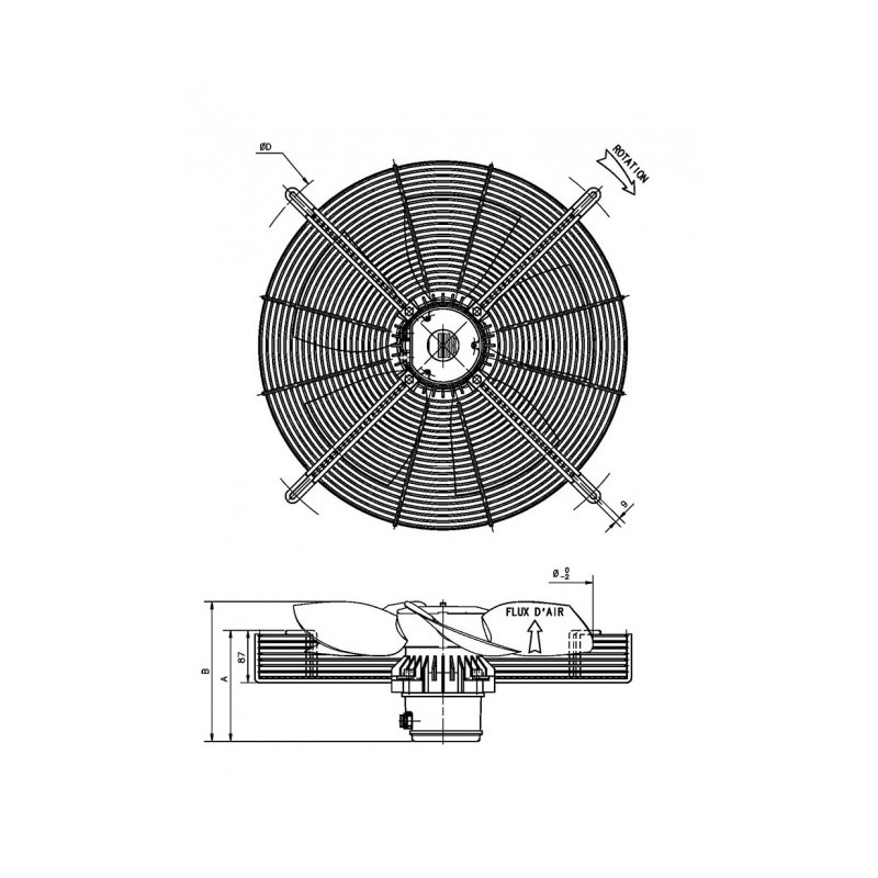 Ventilateur IA0500 VIP41 TG70P04