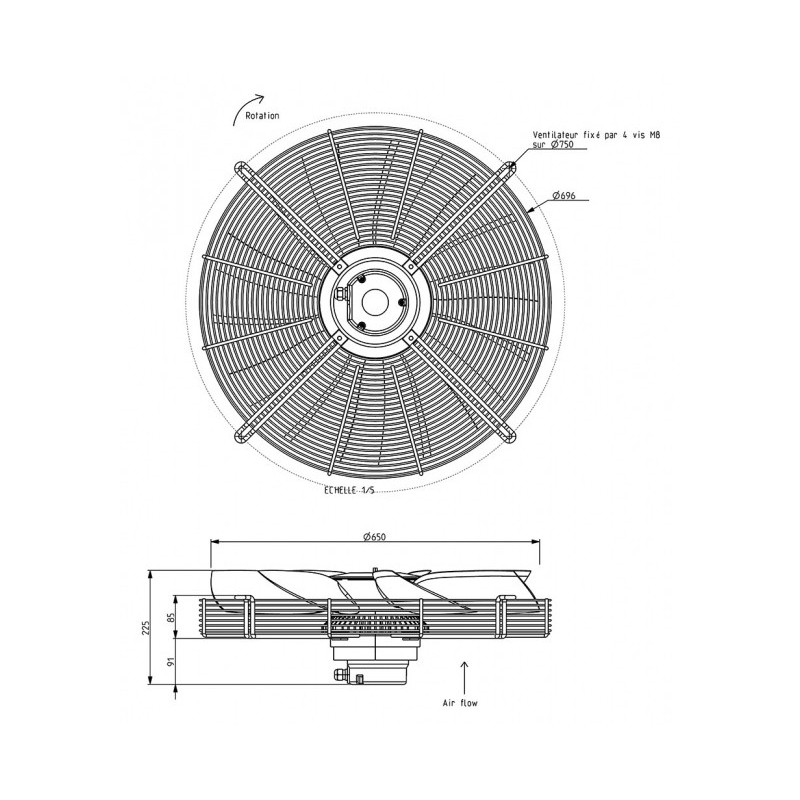 Ventilateur IA0650 VIL44 TG065L06