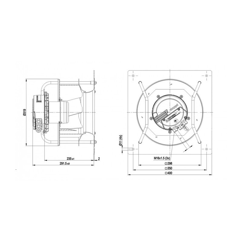 Ventilateur K3G280-AU11-C2
