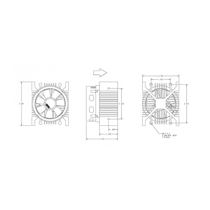 Ventilateur PG1W-12-60-L3BN