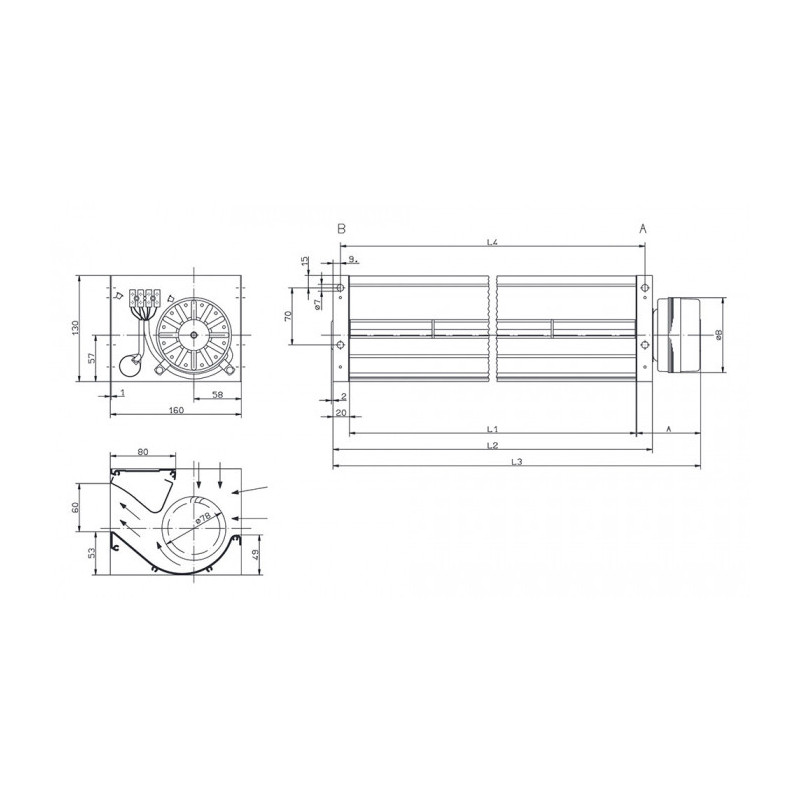 Ventilateur QK08A-2EM.50.CH.