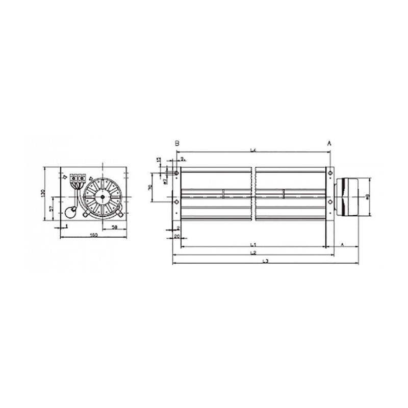 Ventilateur QK08B-4EM.70.CD