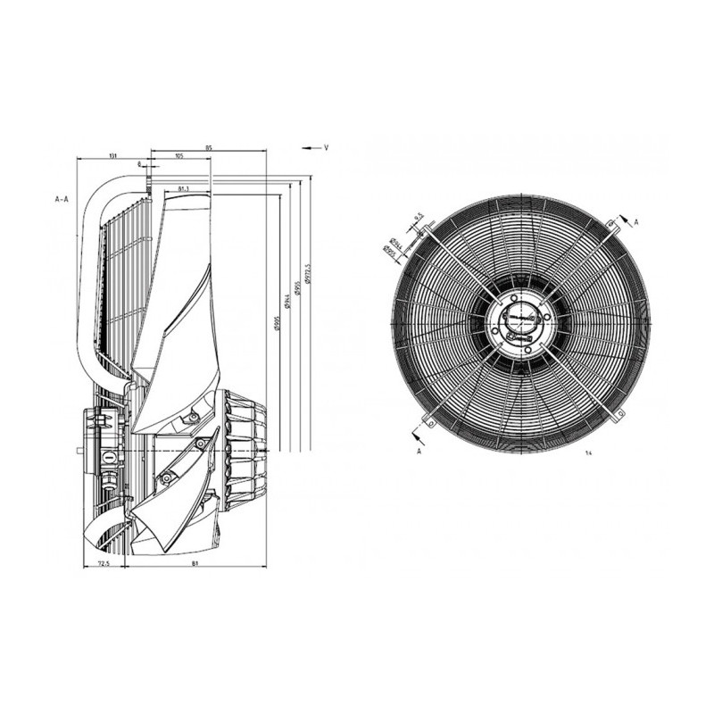 Ventilateur QK10A-4EM.78.CH