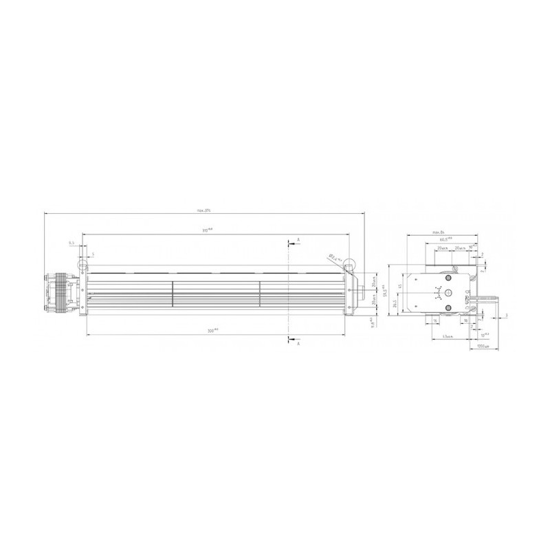 Ventilateur QL4/0030-2012 24VDC
