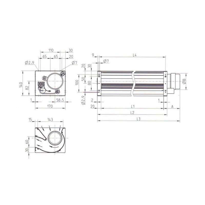 Ventilateur QR08A-4EM.38.CD