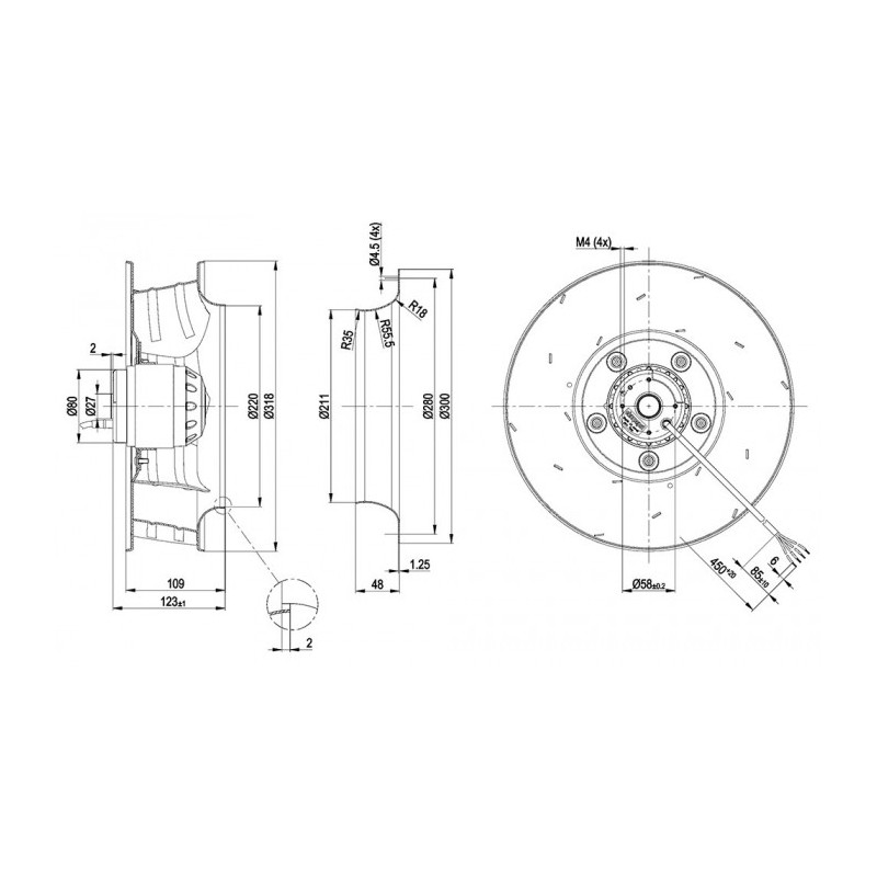 Ventilateur R4E310-RA06-01