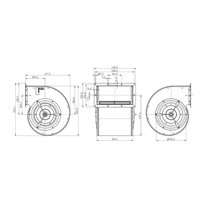 Ventilateur RD28S-VDW.6L.2L