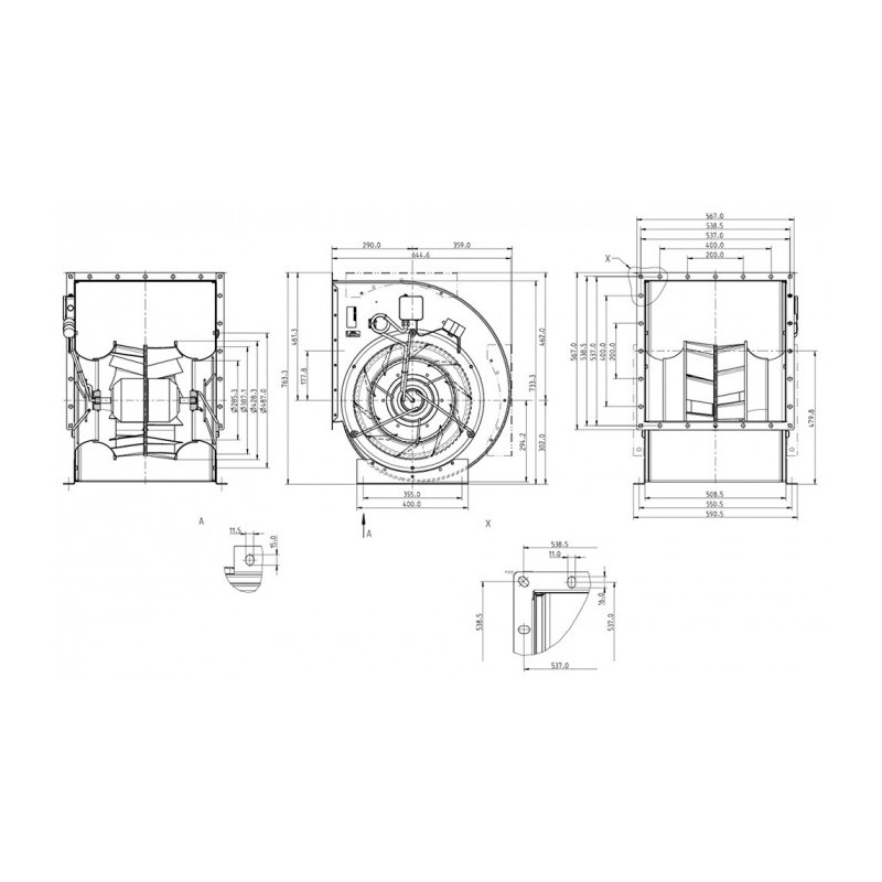 Ventilateur RD40A-4EW.4N.1L