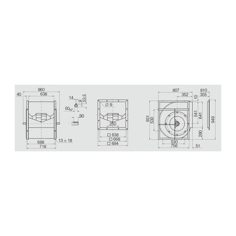 Ventilateur RDH E7-0500