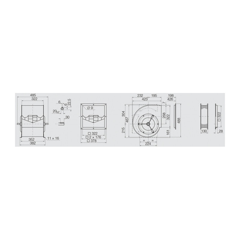 Ventilateur RDH EO-250 ATEX