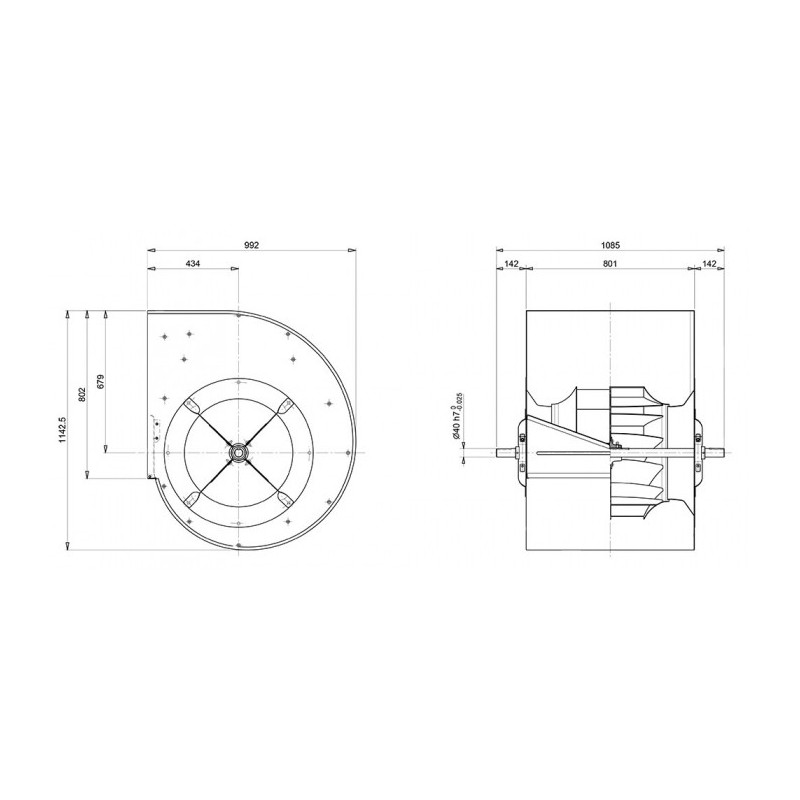 Ventilateur RDH630 L