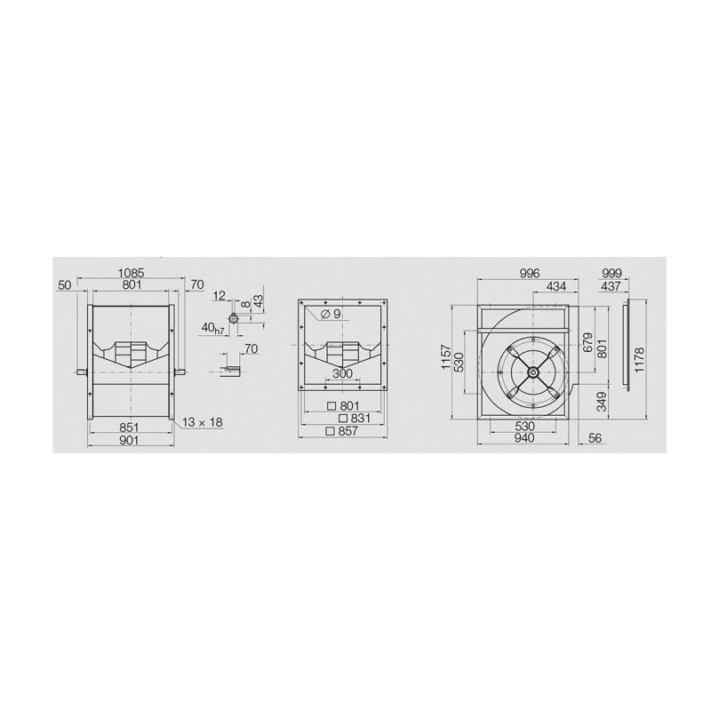 Ventilateur RDH630 R