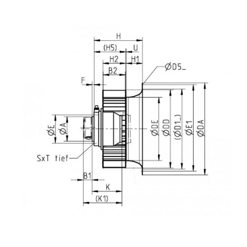Ventilateur RE40P-4DK.6N.3L