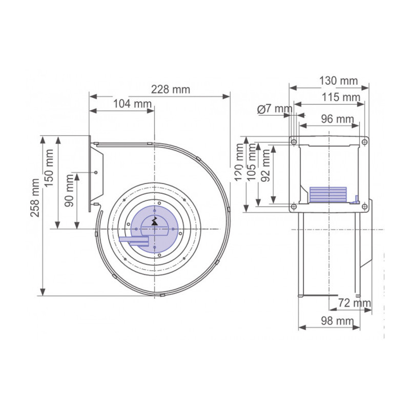 Ventilateur RG14R-4IP.Z8.4R