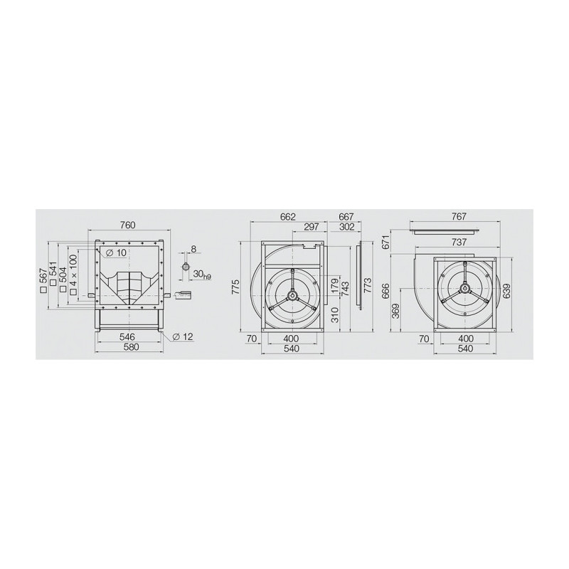 Ventilateur RZR 15-0400 LG/270