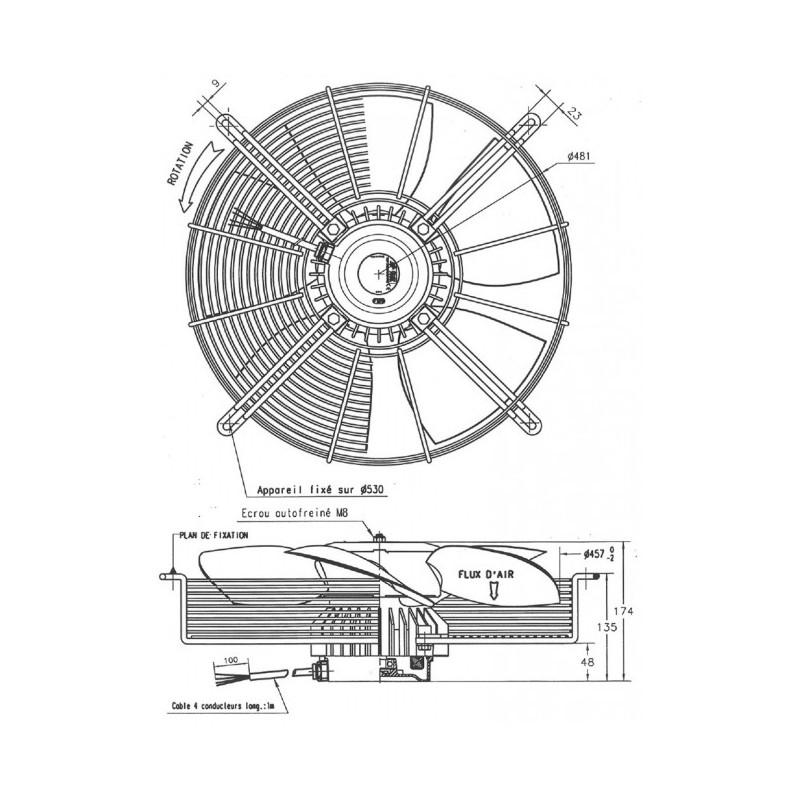 Ventilateur S0457 VIP35 TG070 P04