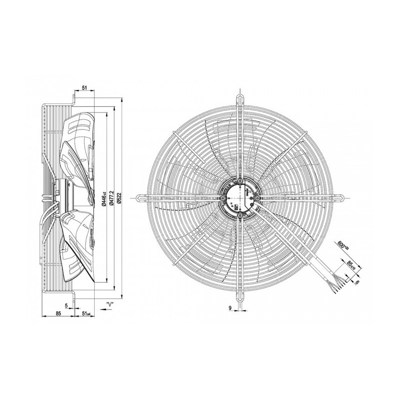 Ventilateur S3G450-AO02-32