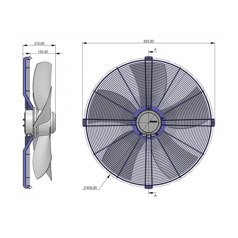 Ventilateur S3G800-AO84-90