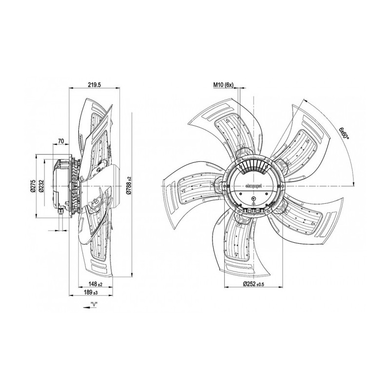 Ventilateur S3G800-AU21-09.A.