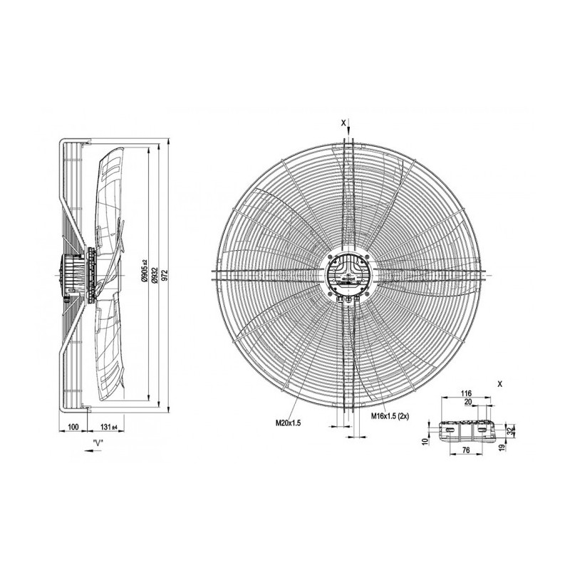 Ventilateur S3G910-BD61-31