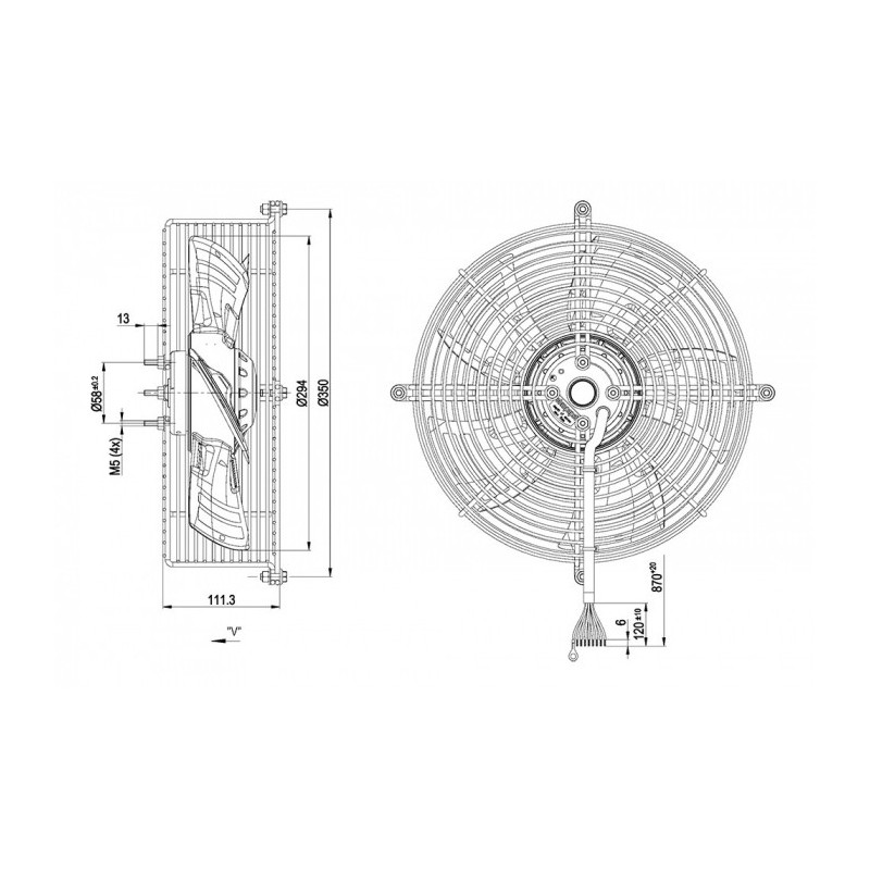 Ventilateur S4D300-ET28-09