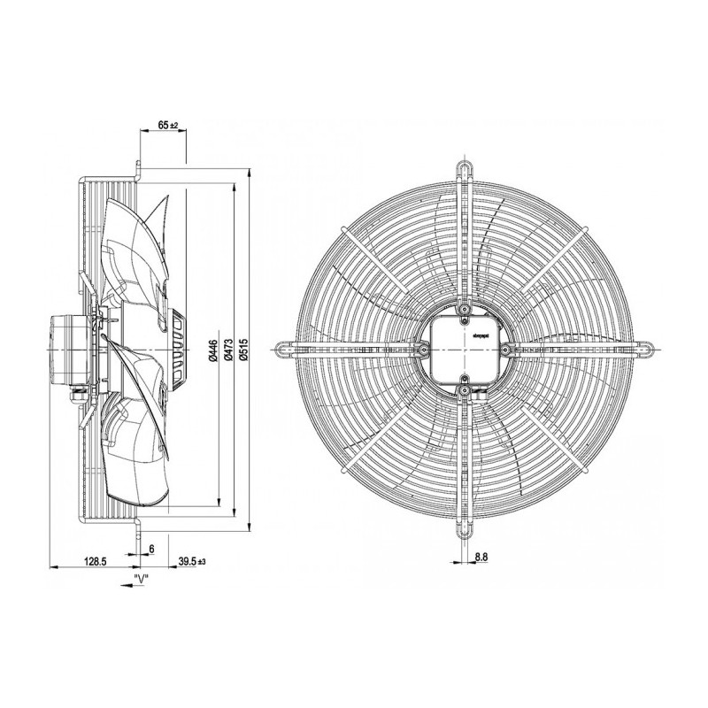 Ventilateur S4D450-AN14-01