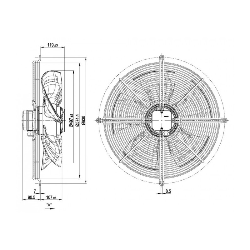 Ventilateur S4D500-BM03-02