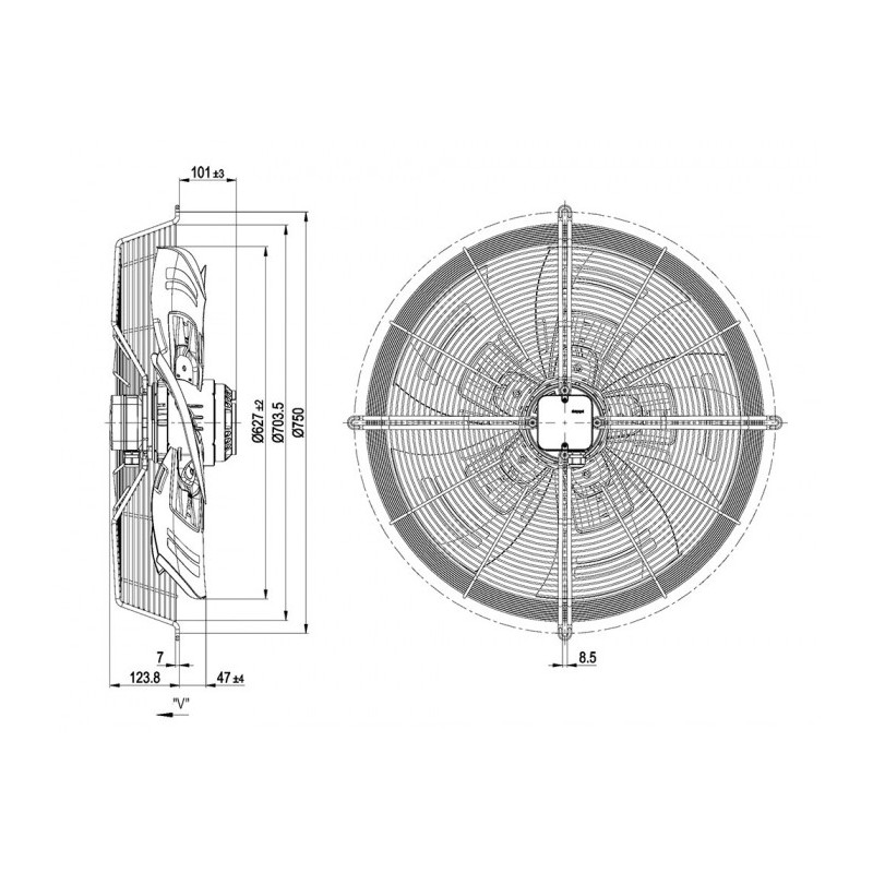 Ventilateur S4D630-AR01-01