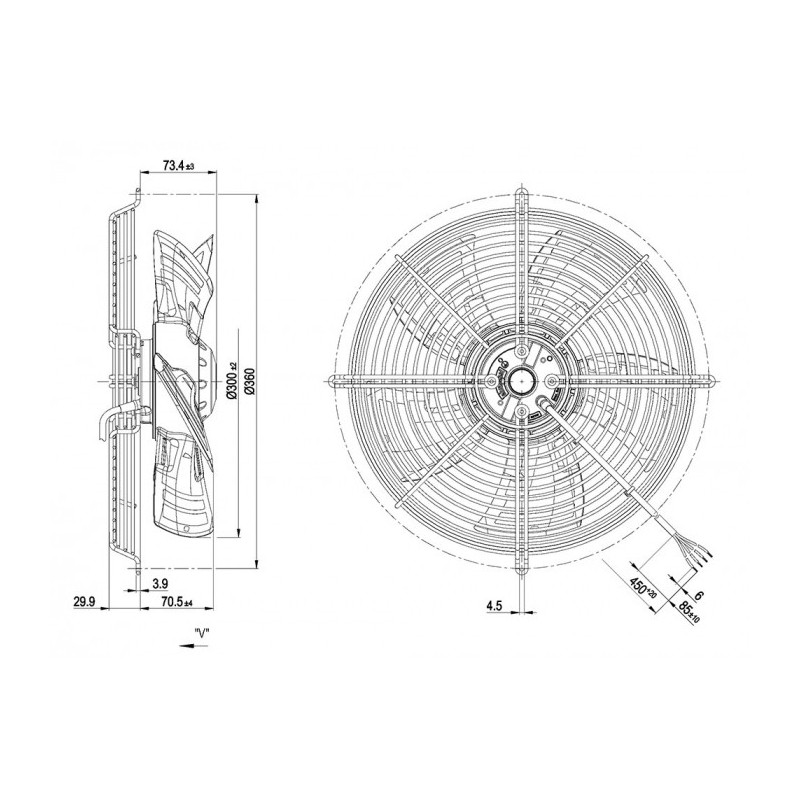 Ventilateur S4E300-AS26-92