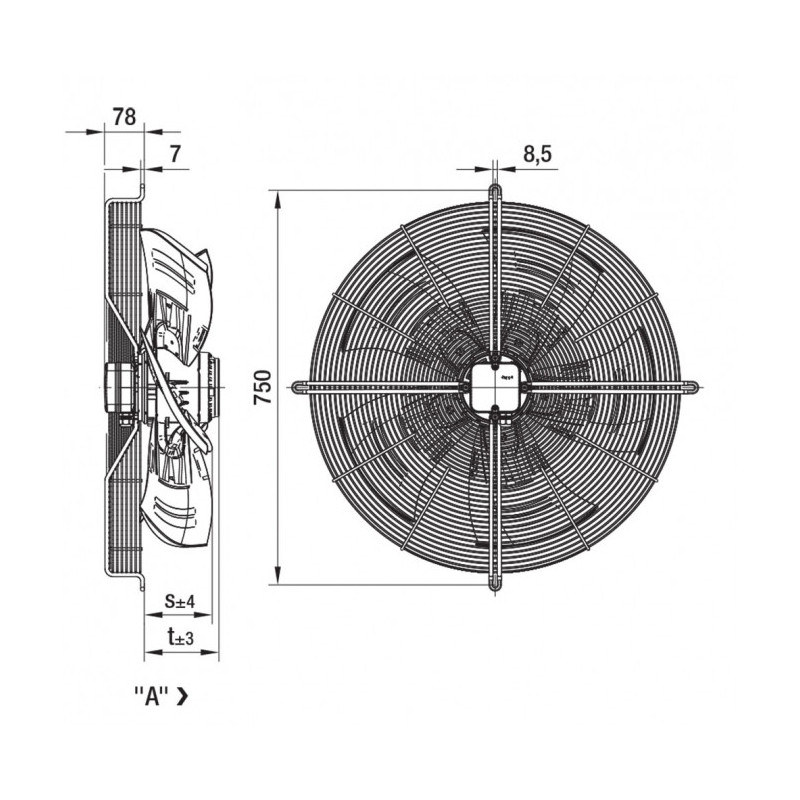 Ventilateur S6D630-BM01-02