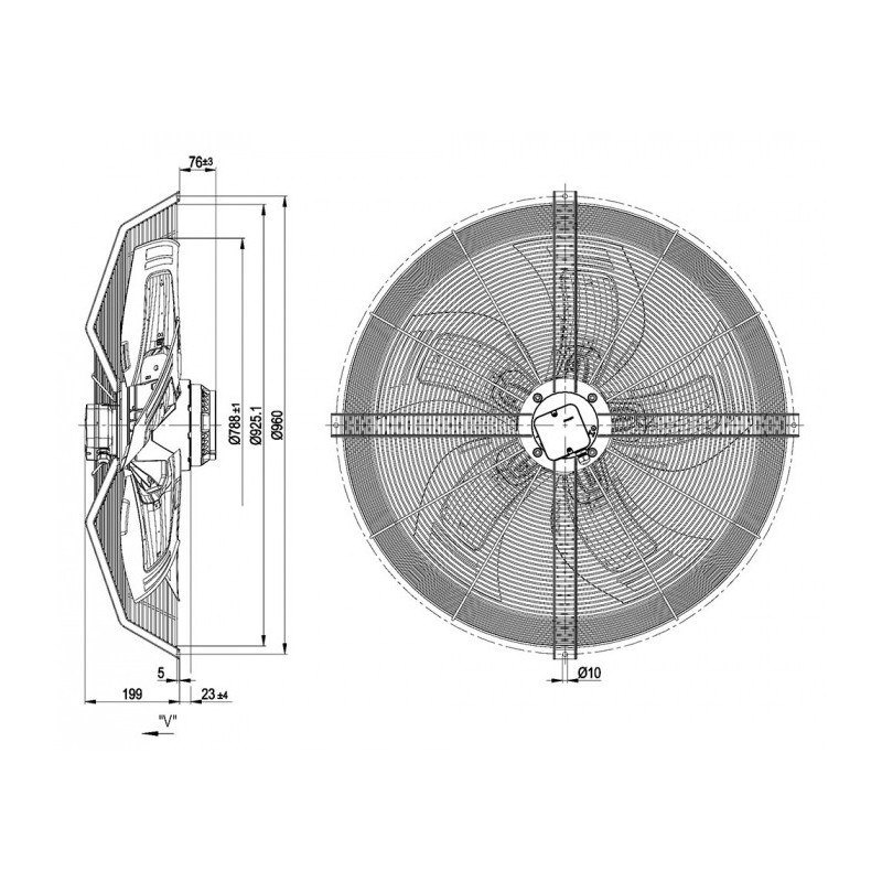 Ventilateur S6D800-AE05-03