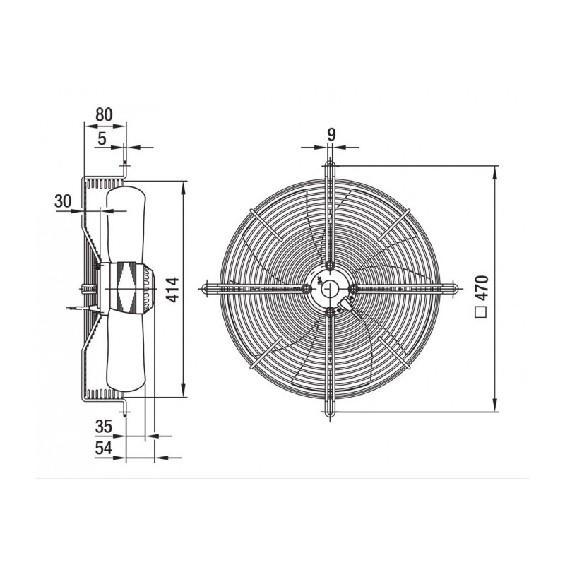 Ventilateur S6E400-AP10-30