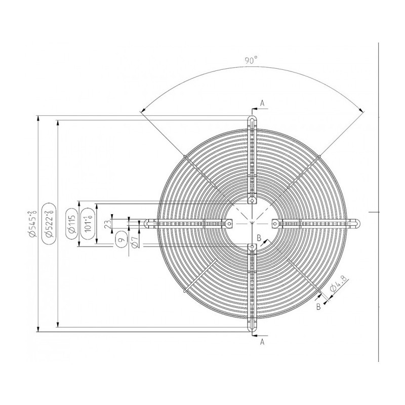 Ventilateur S6E450-AN06-24.
