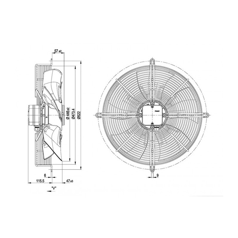 Ventilateur S6E450-AU04.01